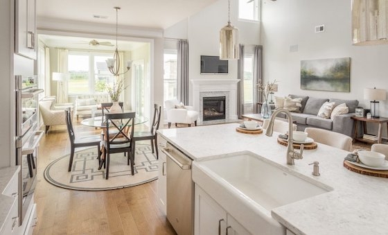 Image of New Homes in Flowery Branch, Georgia at Cambridge built by Eastwood Homes