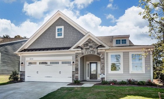 Image of New Homes in Flowery Branch, Georgia at Cambridge built by Eastwood Homes