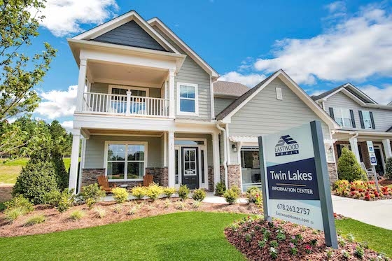Image of New Homes in Jackson County, Georgia built by Eastwood Homes in Twin Lakes!