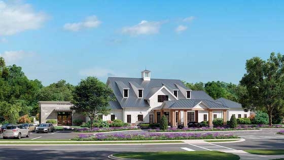 Image of Active Adult 55+ New Homes in Canton, Georgia in Cherokee County built by Patrick Malloy Communities in Soleil Belmont Park!