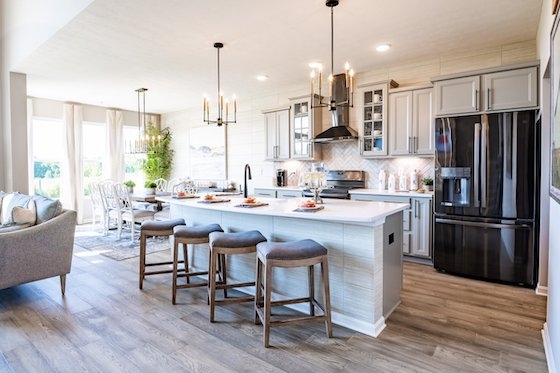 Image of New Homes in Braselton, Georgia built by Fischer Homes in the New Home Community of The Reserve at Liberty Park!