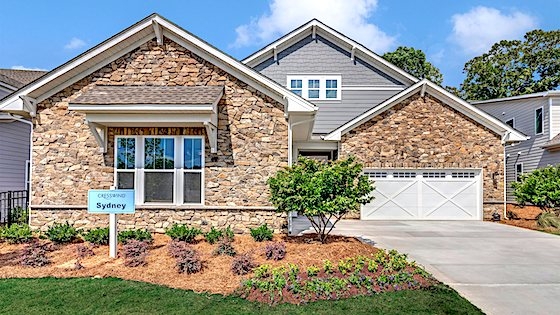 Image of New Homes for Active Adults in Newnan, Georgia built by Kolter Homes in the Active Adult 55+ New Home Community of Cresswind at Spring Haven!
