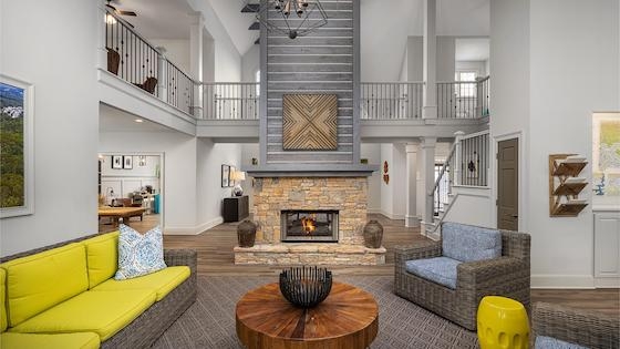 Image of Surrounded by verdant rolling hills in Canton, Georgia, Aurora Ridge at Great Sky is a new home community offering two collections of new construction single-family homes