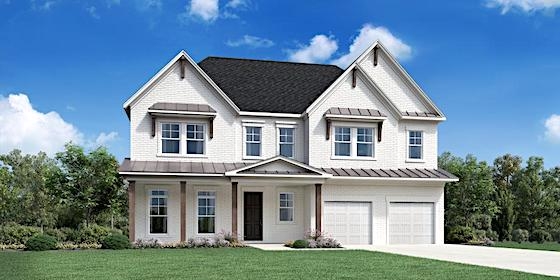 Image of New Homes in Cumming, Georgia built by Toll Brothers in the New Home Community of Southbrooke