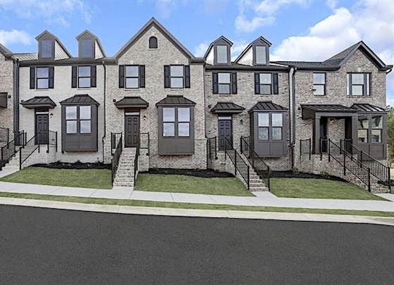 Image of New Homes in Lawrenceville, Georgia built by Ryan Homes in the New Home Community of Alexander Towns!