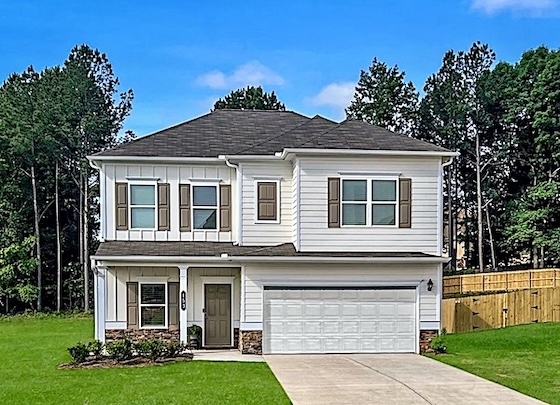 Image of New Homes in Calhoun, Georgia built by Smith Douglas Homes in the New Home Community of Fair Oak!