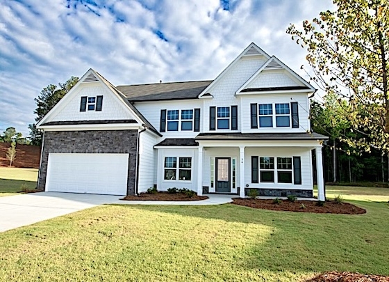 Image of New Homes in Loganville, Georgia built by Piedmont Residential in the New Home Community of The Reserve at Willow Oaks!