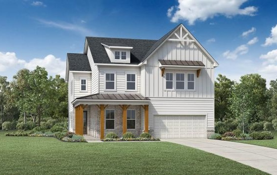 Image of New Homes in Cumming, Georgia built by Toll Brothers in the New Home Community of Chimney Creek!
