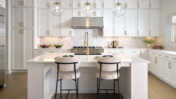 Image of New Homes in Lawrenceville, Georgia built by Toll Brothers in the New Home Community of Ledgestone!
