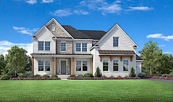 Image of New Homes in Cumming, Georgia built by Toll Brothers in the New Home Community of Northfield!