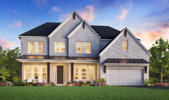 Image of New Homes in Cumming, Georgia built by Toll Brothers in the New Home Community of Northfield!