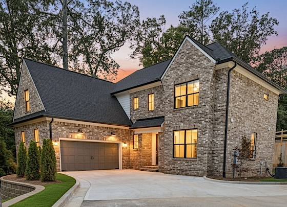 Image of New Homes in Roswell, Georgia built by SPI Homes in the New Home Community of Horseshoe Bend!