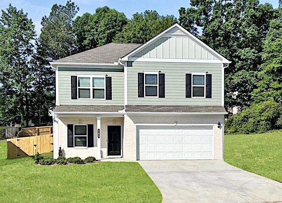 Image of New Homes in Douglasville, Georgia built by Smith Douglas Homes in the New Home Community of Glen at Cave Springs!