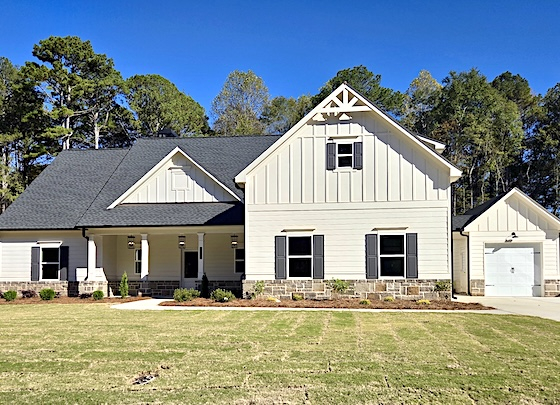 Image of New Homes in Bethlehem, Georgia built by Labb Homes in the New Home Community of River Meadows