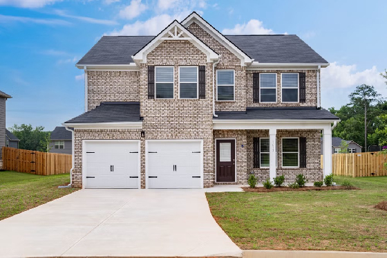 Image of New Homes in McDonough, Georgia built by Dream Finders Homes in the New Home Community of Southern Hills!