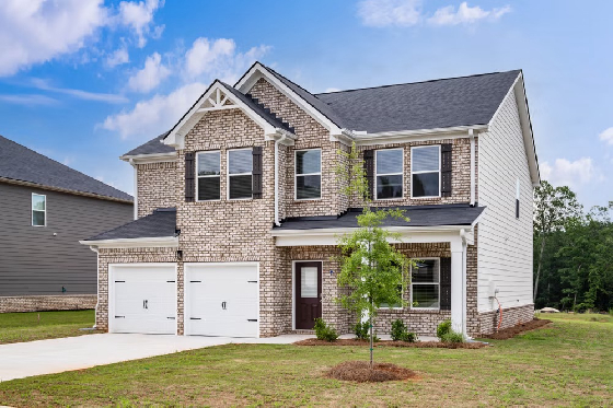 Image of New Homes in McDonough, Georgia built by Dream Finders Homes in the New Home Community of Southern Hills!