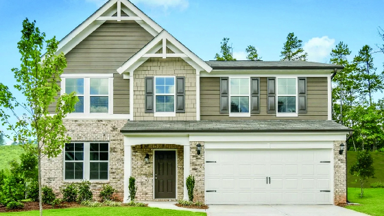 Image of New Homes in Euharlee, Georgia built by Fischer Homes in the New Home Community of Cherry Glen!