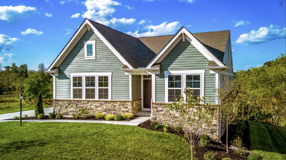 Image of New Homes for Active Adults in Dallas, Georgia built by Fischer Homes in the Active Adult 55+ New Home Community of Easton Park!