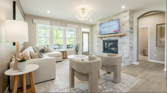 Image of New Homes for Active Adults in Dallas, Georgia built by Fischer Homes in the Active Adult 55+ New Home Community of Easton Park!