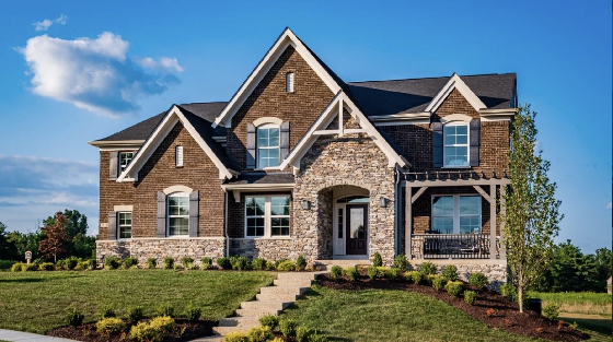 Image of New Homes in Canton, Georgia built by Fischer Home sin the New Home Community of Governor's Preserve