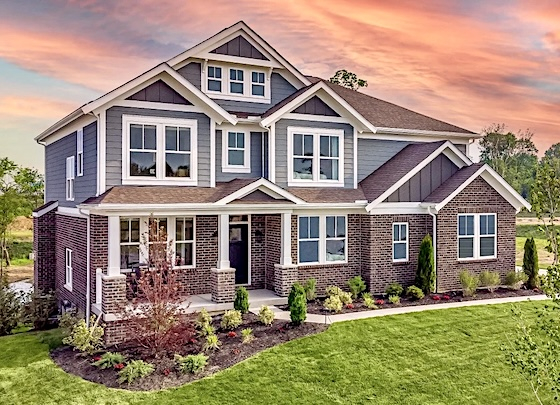 Image of New Homes in Kennesaw, Georgia built by Fischer Homes in the New Home Community of Veranda Manor!
