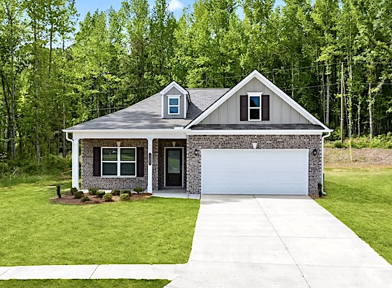 Image of New Homes in Rome, Georgia built by Smith Douglas Homes in the New Home Community of Southbend!
