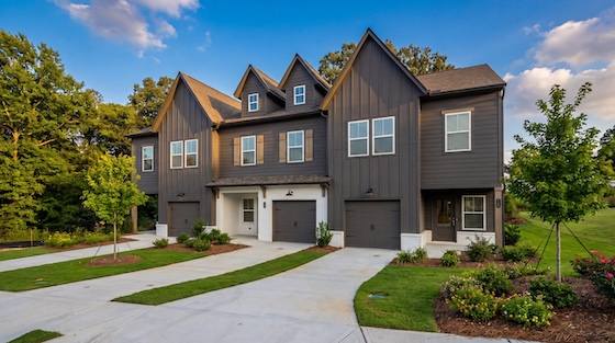Image of New Homes in Dawsonville, Georgia built by David Patterson Homes in the New Home Community of Downtown Fausett!