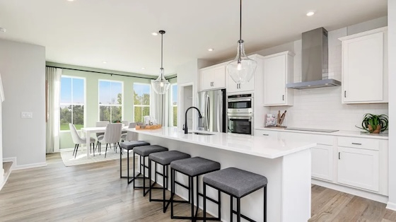 Image of New Homes in Lawrenceville, Georgia built by Stanley Martin in the New Home Community of The Beacon at Old Peachtree!