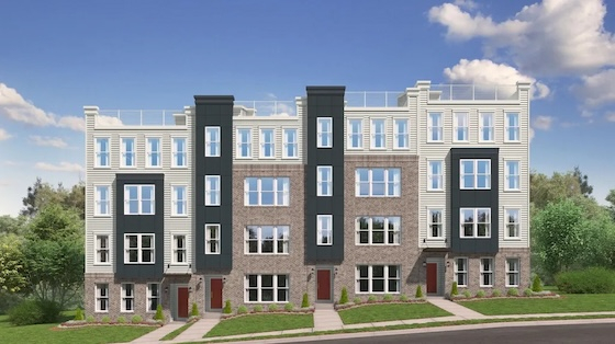 Image of New Homes in Atlanta, Georgia built by Stanley Martin in the New Home Community of Skylar Condos!