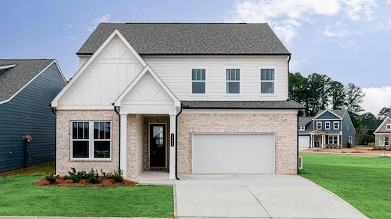 Image of New Homes in Powder Springs, Georgia built by Stanley Martin Homes in the New Home Community of Croftside Single-Family Homes!