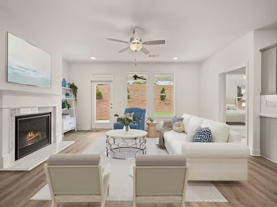 Image of New Homes in Hiram, Georgia built by Windsong Properties. Echols Farm