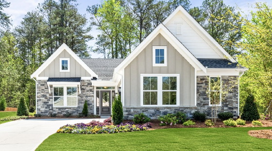 Image of New Homes in Hiram for Active Adults built by Fischer Homes in the Active Adult 55+ New Home Community of Savannah Lakes!