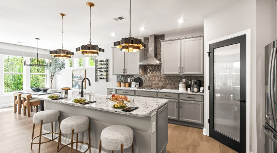 Image of New Homes in Hiram for Active Adults built by Fischer Homes in the Active Adult 55+ New Home Community of Savannah Lakes!