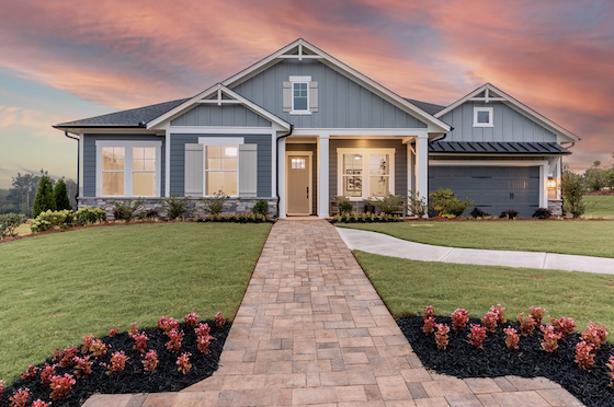 Image of New Homes for Active Adults in Dallas, Georgia built by David Weekley Homes in the Active Adult 55+ New Home Community of Old Mill Preserve!