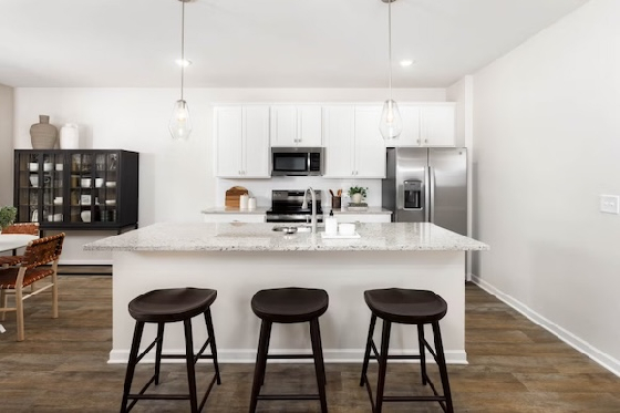 Image of New Homes in Snellville, Georgia built by Dream Finders Homes in the New Home Community of Parkway James!