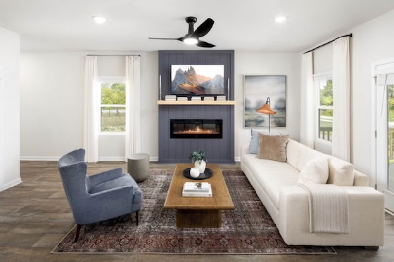 Image of New Homes in Snellville, Georgia built by Dream Finders Homes in the New Home Community of Parkway James!