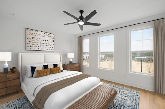 Image of New Homes in Alpharetta, Georgia built by Toll Brothers in the New Home Community of Toll Brothers at Lakeview