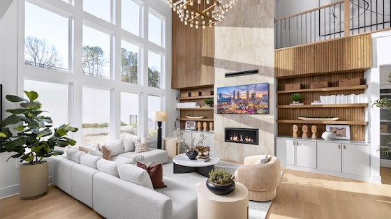 Image of New Homes in Alpharetta, Georgia built by Toll Brothers in the New Home Community of Emberly!
