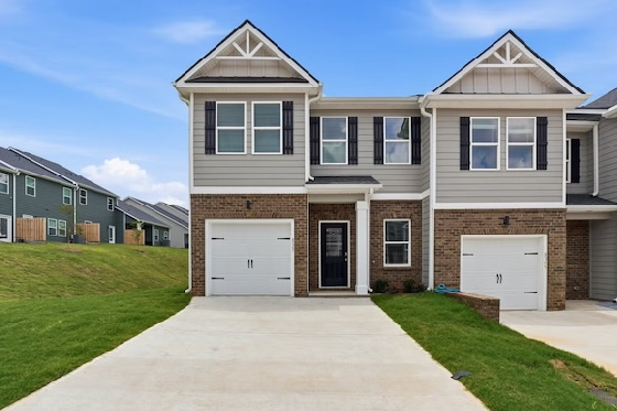 Image of New Homes in Palmetto, Georgia built by Dream Finders Homes in the New Home Community of Carolina!