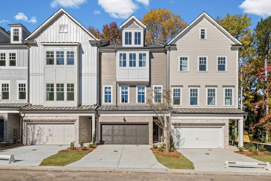 Image of New Homes in Kennesaw, Georgia built by JW Collection in the New Home Communitiy of Devin's Shire!